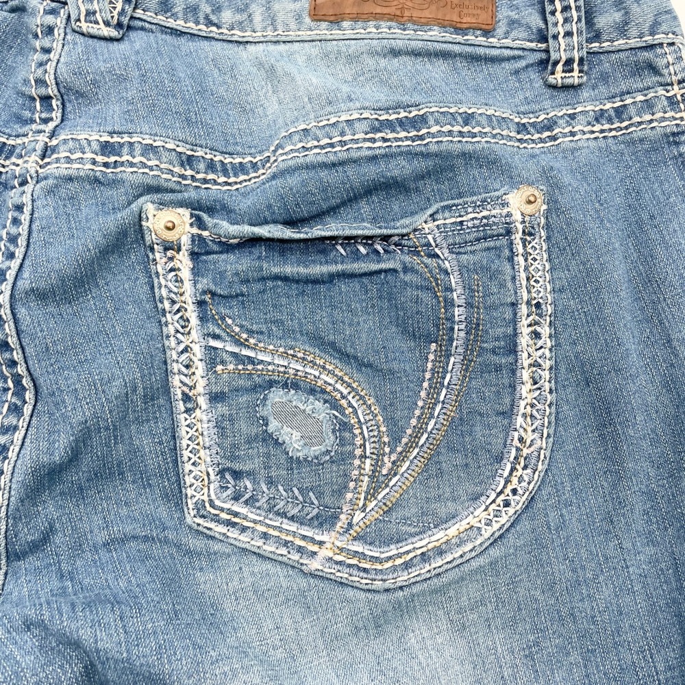Ariya Jeans Womens Bootcut Jeans Size 14 Y2K Western Cowgirl Rodeo Preppy Girly - Picture 12 of 15